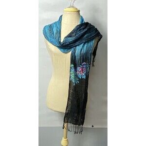 Long Scarf Size 10”x72”  Polyester